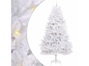 Sapin de noël, arbre de noël artificiel à branches articulées blanc 300 cm cf61083