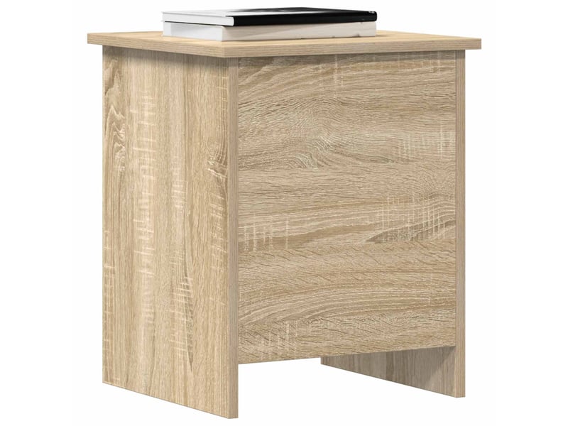 Coffre de rangement avec stockage chêne sonoma 40x40x50 cm - Conforama C