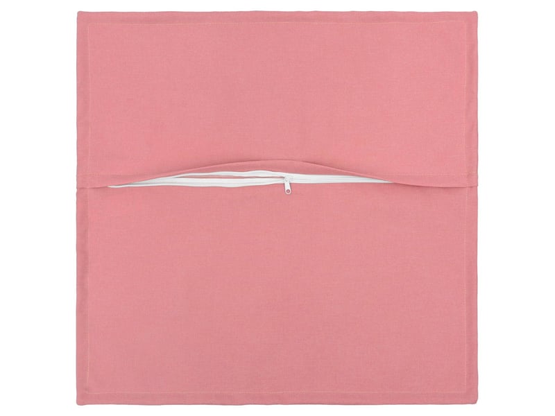 Lot de 2 coussins avec oreiller, coussins décoratifs houten rose lin synthétique cf51197 - Conforama C