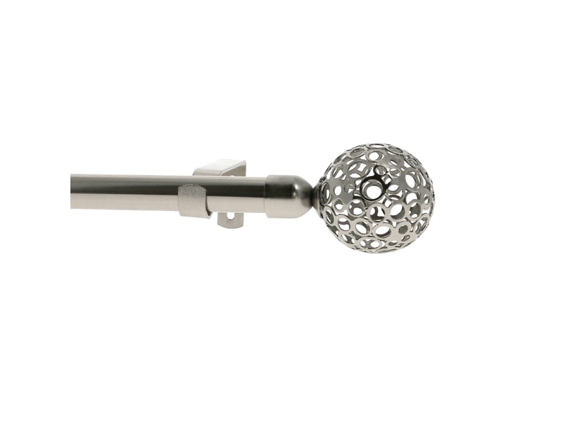  Kit de tringle extensible en métal avec embouts sphériques  d1916 mm 160-300 cm  - Conforama B