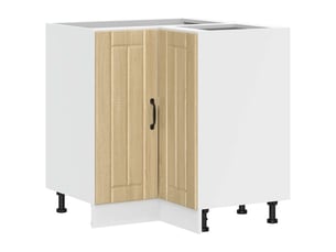 Armoire d'angle de cuisine lucca chêne sonoma bois d'ingénierie