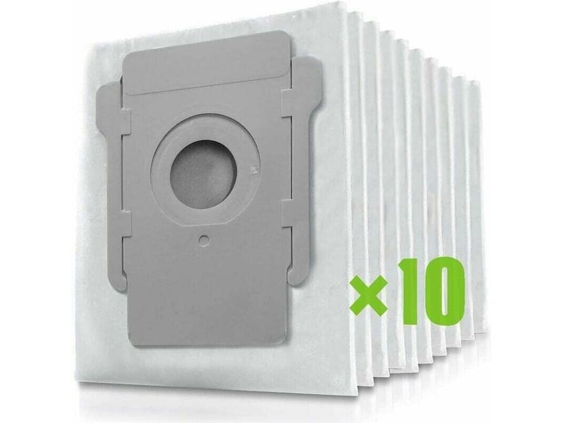  10 pièces adaptées pour irobot roomba i7 robot de balayage accessoires sac à poussière s9 sac à poussière e5 e6  - Conforama A