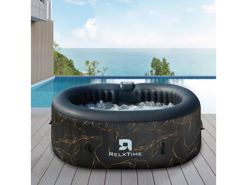  Spa gonflable ovale 2 places 100 jets noir or 40 c led 406787_AABFG78803_6_DROPFR - Conforama B