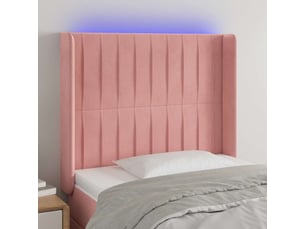 Tete de lit A poser largeur 103 cm rose