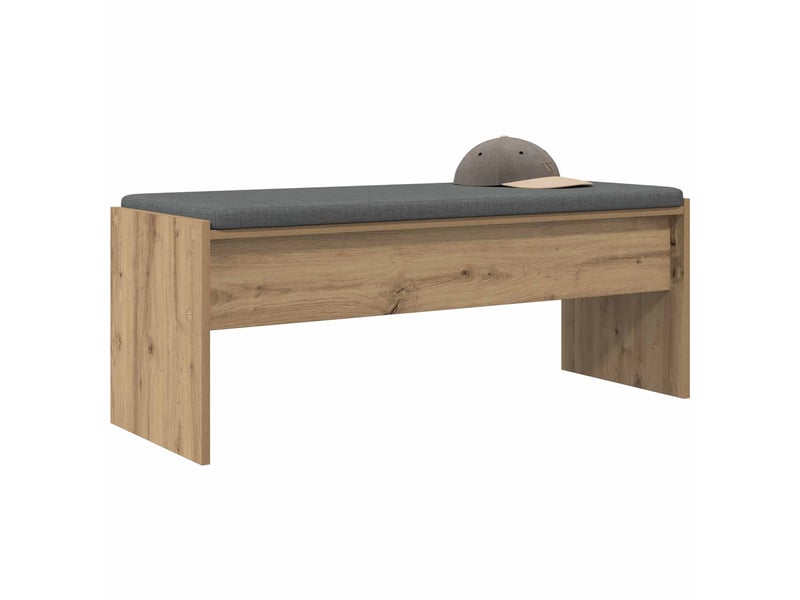  Banc d'entrée, banc interieur chêne artisanal 103x38x40 cm  - Conforama C