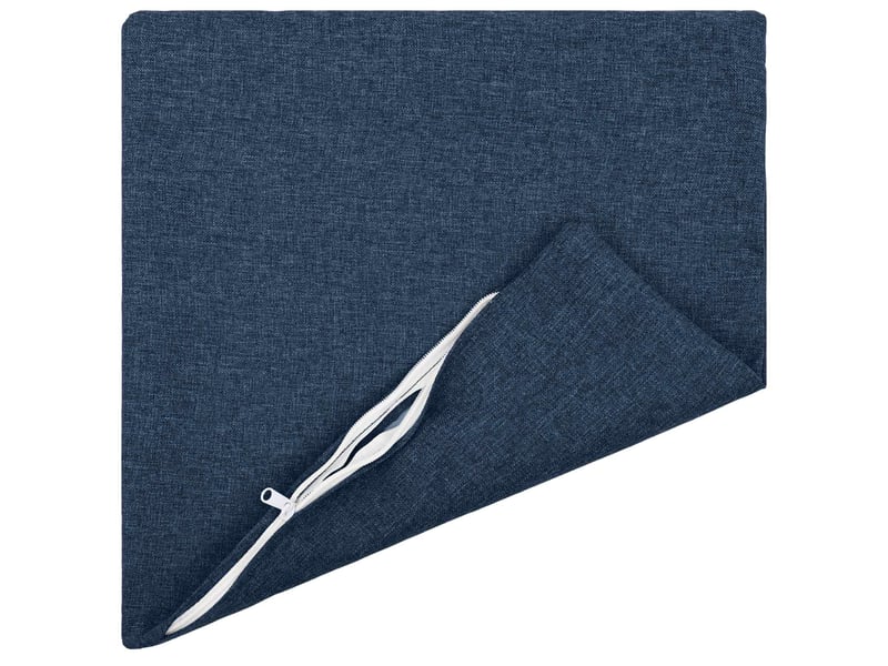  Lot de 6 coussins avec oreiller, coussins décoratifs heerlen bleu tissu cf50677  - Conforama C