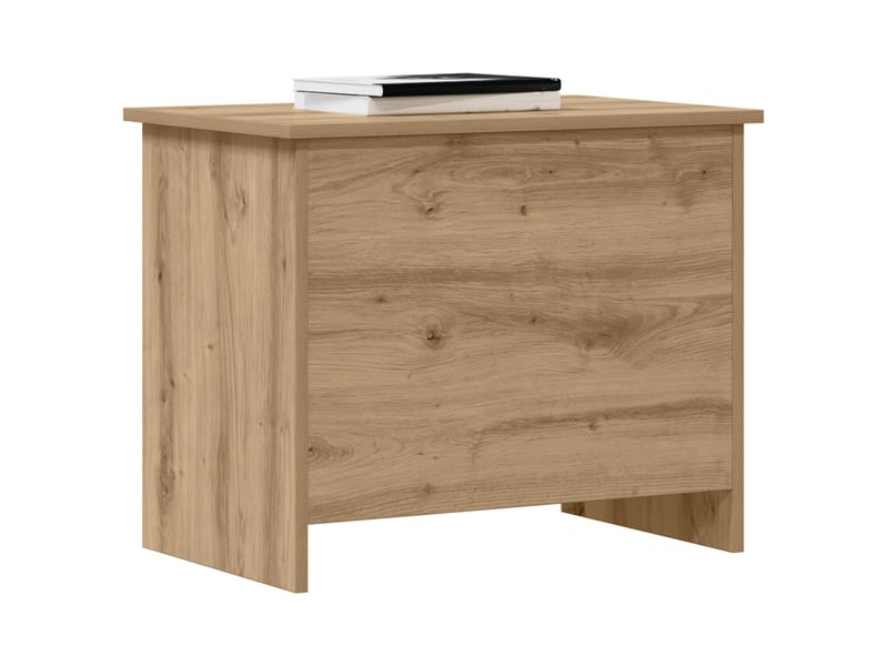  Coffre de rangement, boîte de rangement de rangement chêne artisanal 60x40x50 cm  - Conforama C