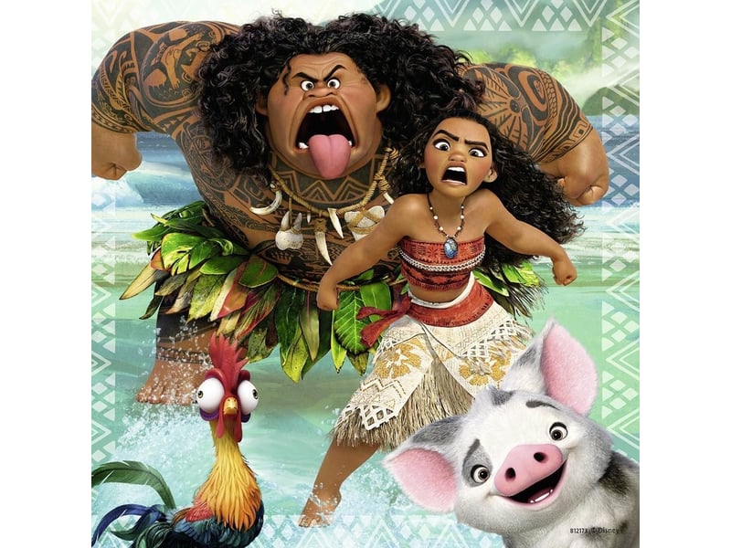  Puzzle 3x49 p la legende du bout du monde vaiana 080045 - Conforama B