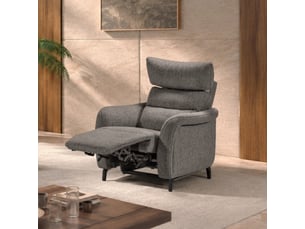 Fauteuil relax électrique VARENNE <strong>ALTOBUY</strong> Polyester gris