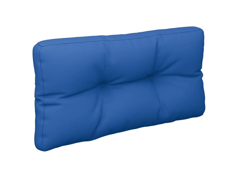 Lot de 2 coussins de palette, coussins de canapé bleu royal tissu cf59508  - Conforama D