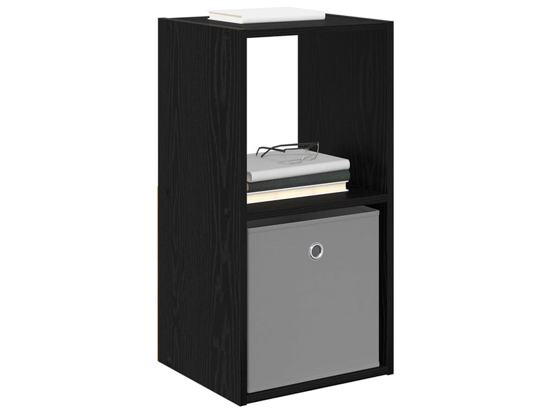  Table de chevet - cabinet de chevet - table de nuit 2 pc chêne noir 35 x 32 x 68,5 cm  - Conforama B