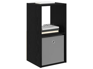 Table de chevet - cabinet de chevet - table de nuit 2 pc chêne noir 35 x 32 x 68,5 cm