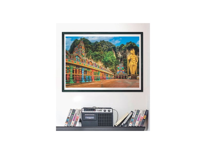  Puzzle 1000 pieces adulte caves de batur peint 70 x 50 cm avec poster CLE8005125371112 - Conforama C