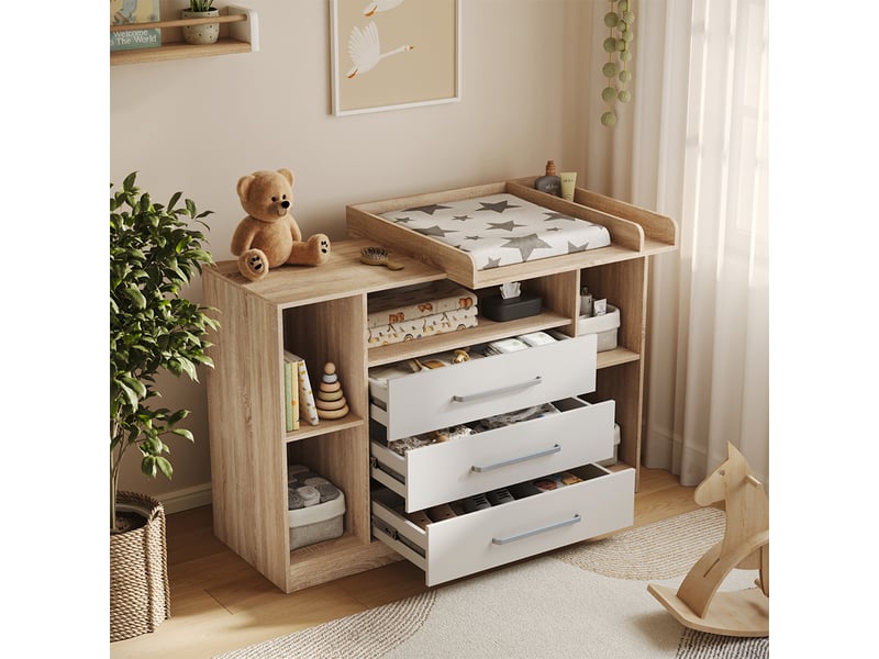  Vicco commode à langer, sonomablanc, 138.3x93cm  - Conforama E
