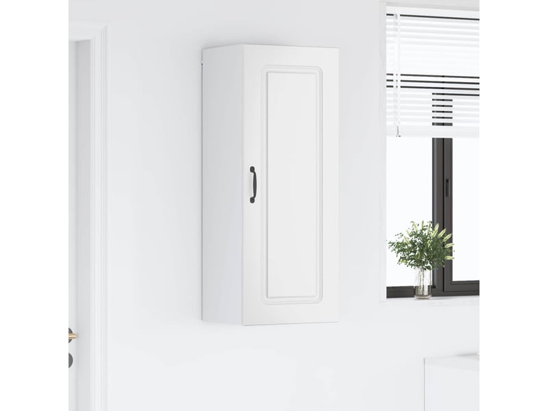 Meuble mural de cuisine | armoire de cuisine blanc 40x31x100cm shl6866 - Conforama D