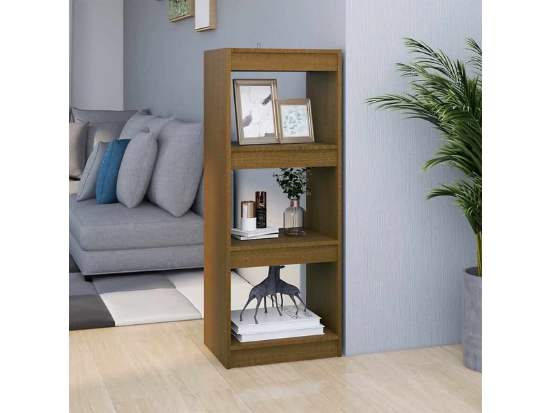  Bibliothèque, séparateur de pièce marron miel 40x30x103,5 cm pin  - Conforama B