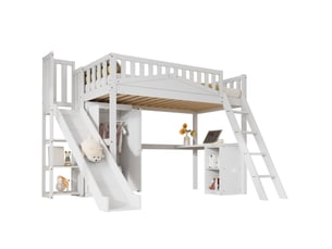 Lit mezzanine 90x200 cm    coloris blanc
