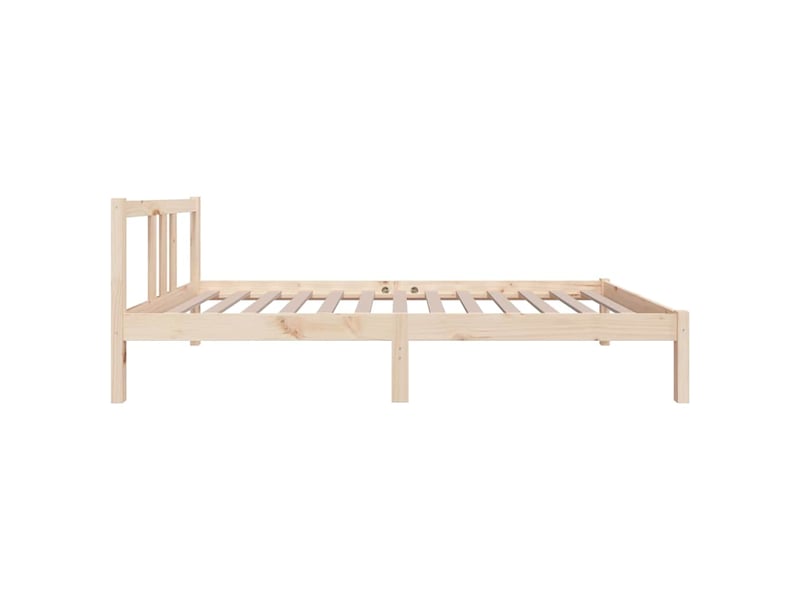  Lit simple- lit adulte -  cadre de lit sans matelas bois massif 90x190 cm  - Conforama D