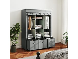 Armoire 0 porte(s) 3 tiroir(s) <strong>BIQZUYA</strong> <strong></strong> coloris gris largeur 125 cm