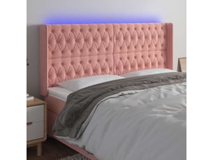 Tete de lit A poser largeur 183 cm rose