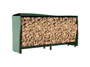 Porte-bûches extérieur avec housse imperméable, capacité 0,6 m³, charge 200 kg