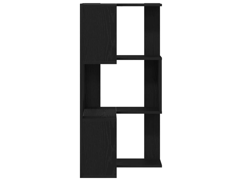  Bibliothèque 3 niveaux, armoire à livres 50 x 50 x 102 cm chêne noir  - Conforama E