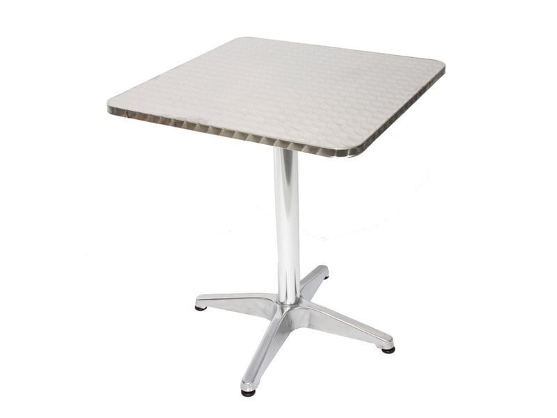 10x table de bistro m28, set de tables de jardin, rectangulaire, 60cm - Conforama A