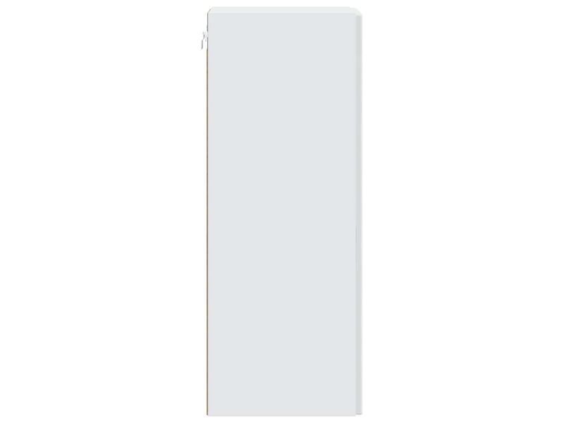  Armoire murale salon, meuble de rangement blanc 33x34,5x90 cm bois d'ingénierie shl9480  - Conforama E