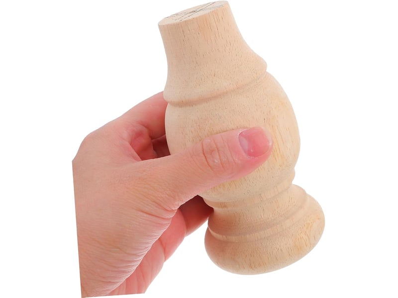  4pièces meuble ronds bois massif de table basse canapé de rechange bois massif pour meubles  - Conforama D