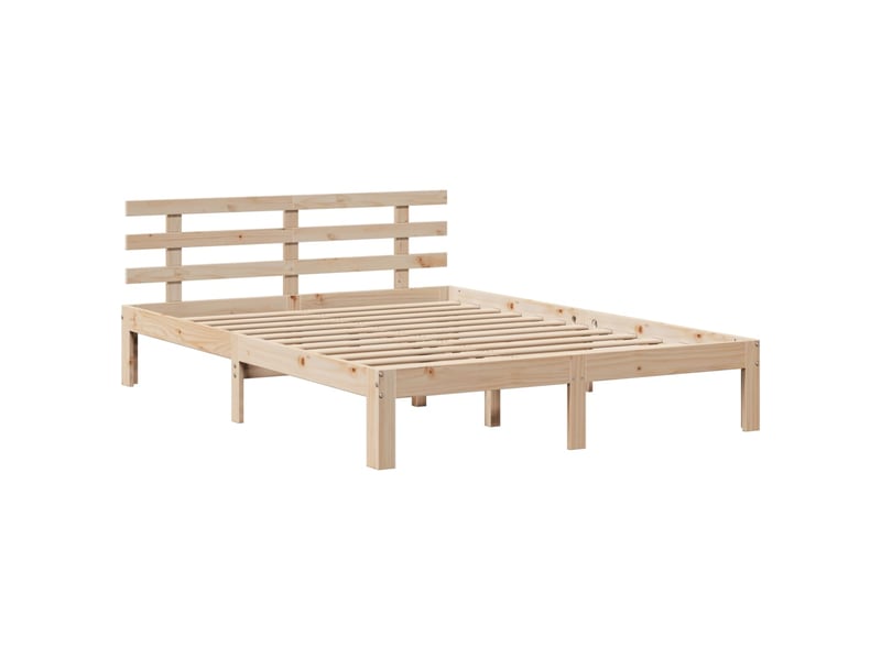  Lit double- lit adulte -  cadre de lit avec tête de lit sans matelas 150x200 cm  - Conforama D