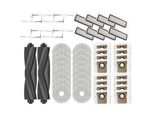 For robot vacuum x10+ replacement parts accessories main side brush hepa filter mop dust bag
