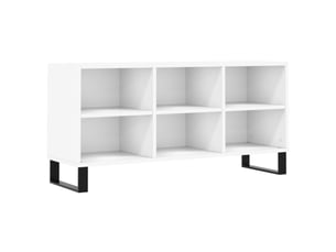 Meuble tv coloris blanc 103.5 cm   