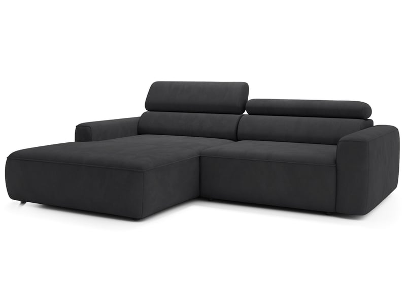 Selsey fando - canapé d'angle - 252 cm - velours gris foncé Fando - Conforama D