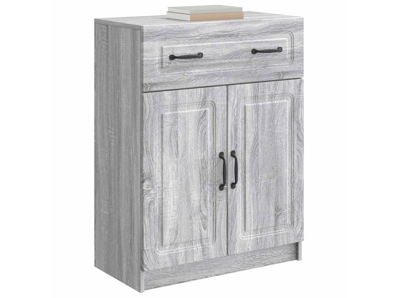  Buffet - bahut - meuble de rangement sonoma gris 66 x 34,5 x 87 cm bois d'ingénierie  - Conforama C