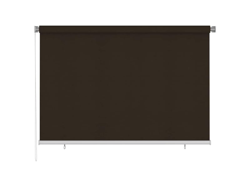 Store enrouleur, store roulant d'extérieur 225 (l) x 140 (h) cm marron cf47385 - Conforama A