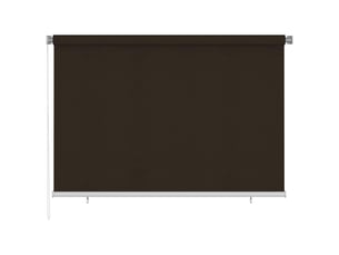 Store enrouleur, store roulant d'extérieur 225 (l) x 140 (h) cm marron cf47385