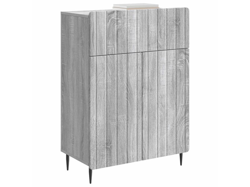  Buffet - bahut - meuble de rangement sonoma gris 66 x 34,5 x 92 cm bois d'ingénierie  - Conforama C