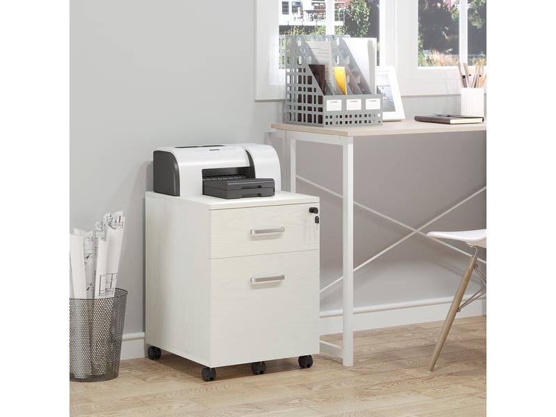  Classeur de bureau à 2 tiroirs avec serrure  - Conforama C