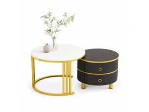Table basse  coloris noir VLIVRA 