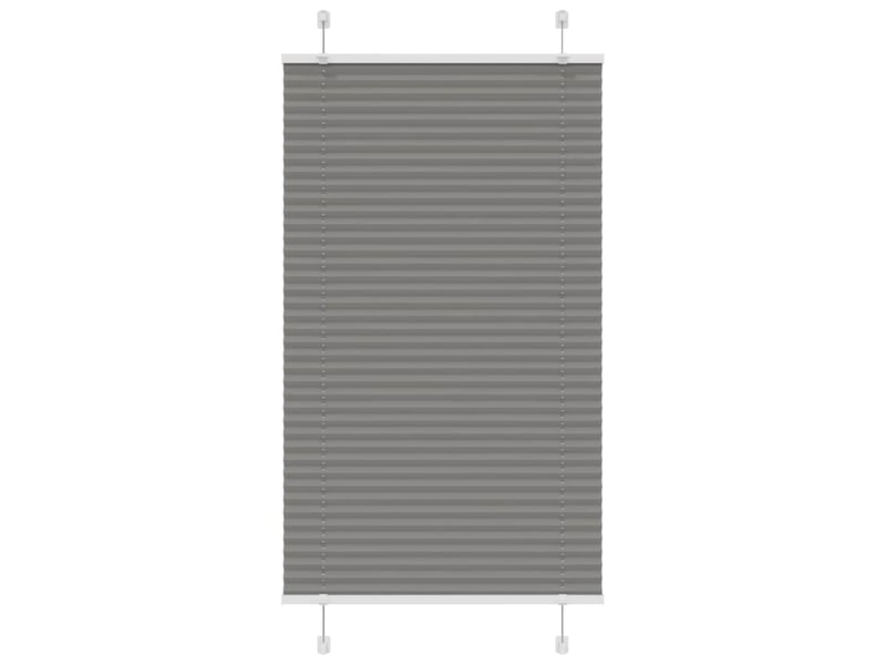 Store plissé, store de fenêtre anthracite 70x100 cm largeur du tissu 69,4 cm cf46706 - Conforama A