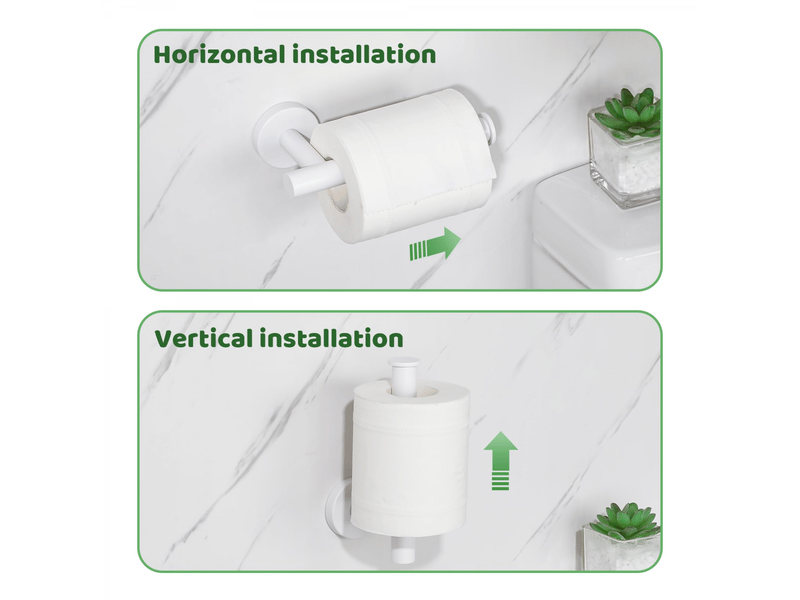  Distributeur de papier toilette mural en acier inoxydable 304 - support rouleau pour salle de bain et cuisine,design moderne et robuste  - Conforama E