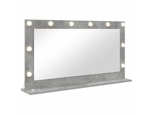 Miroir rectangulaire à fixer coloris gris <strong></strong>  <strong></strong> - 100 cm x 55 cm
