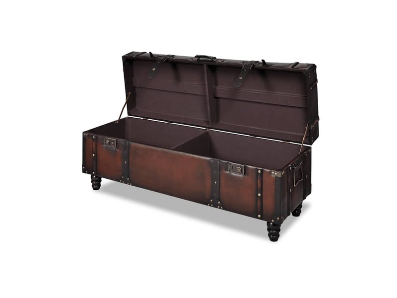  Ensemble de bancs de rangement 3 pcs marron  - Conforama E