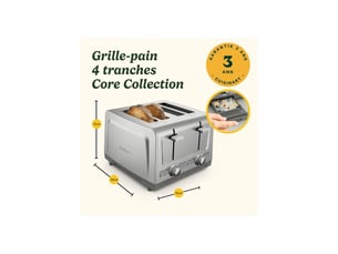 Grille pain 4 fente(s)  CUISINART CUI3030050204513 - Inox