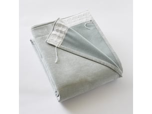 Rideau galon fronceur + polaire 140x260 cm polyester eucalyptus