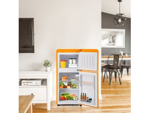 Refrigerateur 2 portes (congél en haut) froid Statique <strong>FLORAGRACE</strong>  -  largeur 45.5 cm x hauteur 88.8 cm