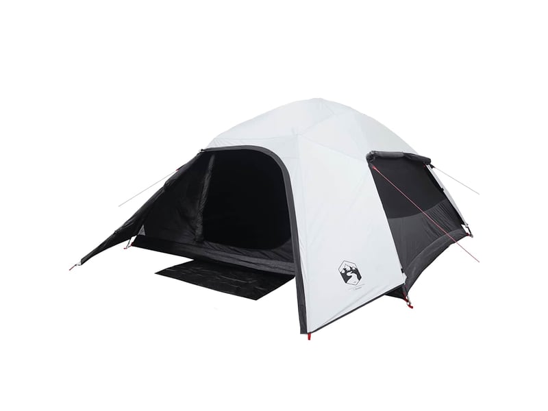  Tente de camping, tente familiale à dôme 6 personnes tissu occultant imperméable shl39597  - Conforama E