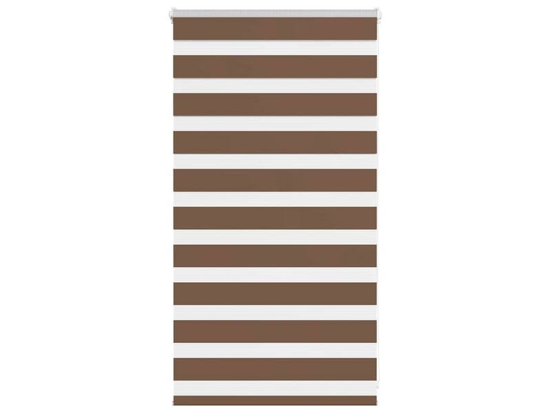  Store zèbre, store de fenêtre marron 80x100 cm largeur du tissu 75,9 cm polyester cf48731  - Conforama B