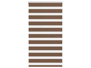Store zèbre, store de fenêtre marron 80x100 cm largeur du tissu 75,9 cm polyester cf48731