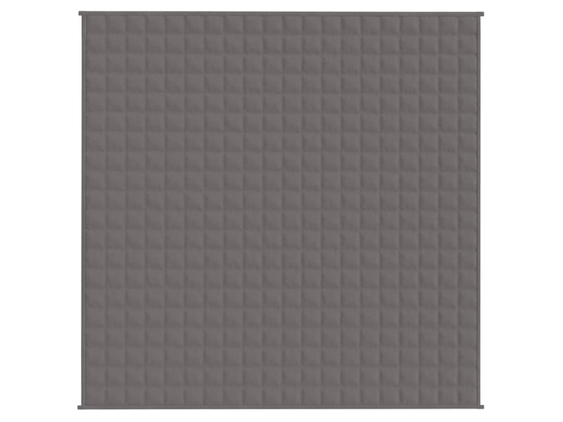  Couverture lestée adulte gris 200x200 cm 9 kg tissu shl33540  - Conforama C